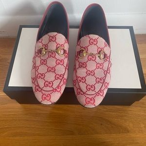 Gucci Jordan GG Canvas Loafer - Red
